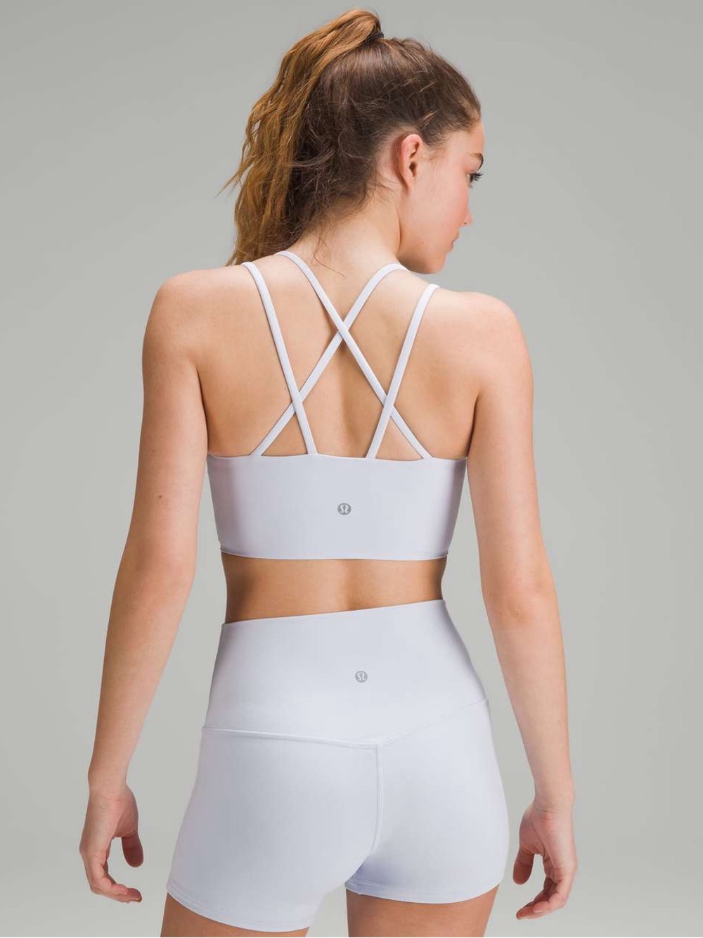 Lululemon Like A Cloud Bra M 8 GUC White Black